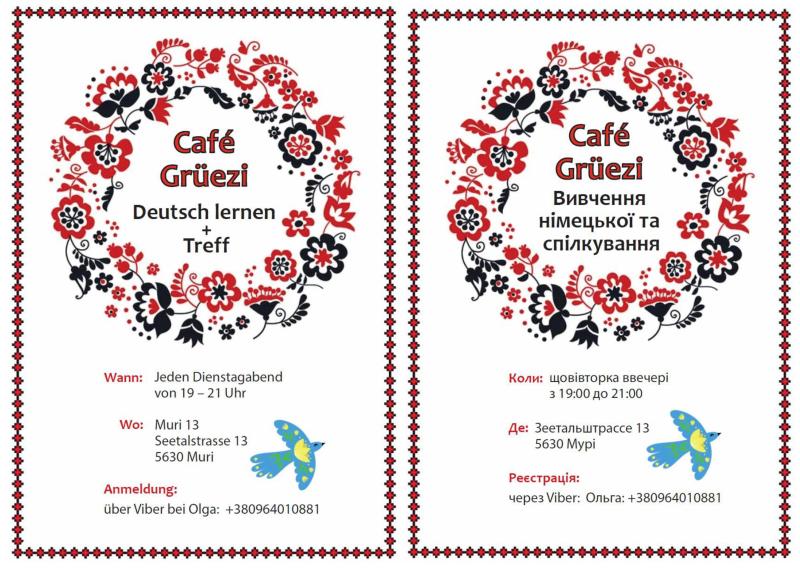 Flyer Café Grüezi