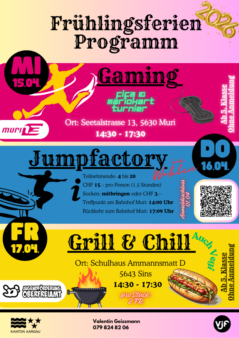 Frühlingsferienprogramm 2026